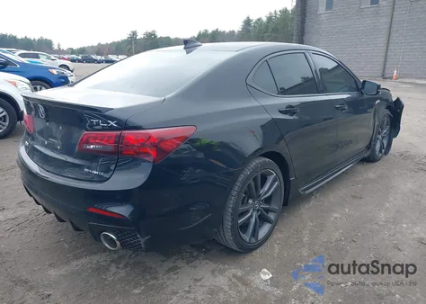 2018 Acura Tlx Tech A-Spec Pkgs из США, поврежденный, VIN 19UUB3F68JA004996